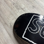 Supreme KAWS Chalk Logo Skateboard Deck (Black)