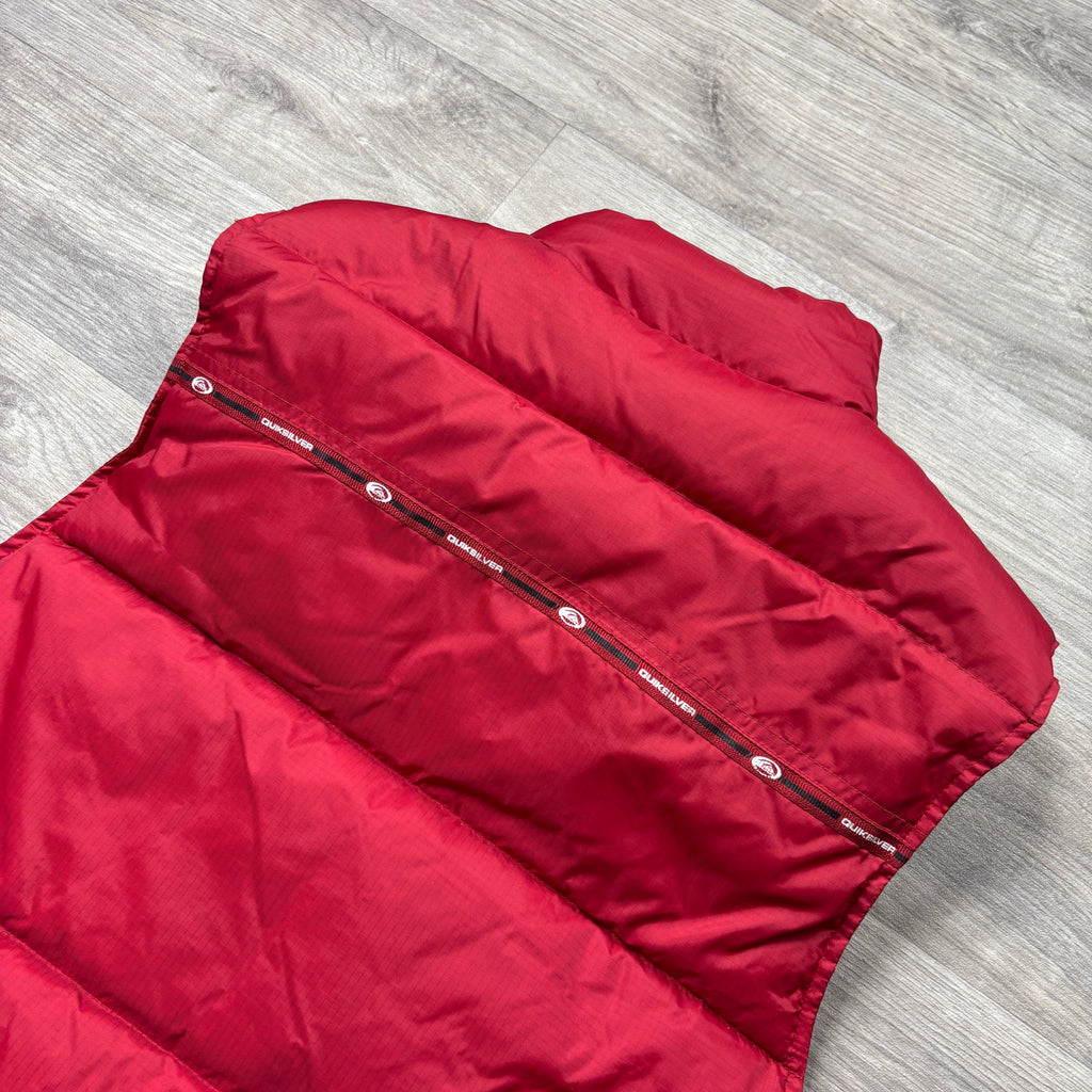 Vintage Quiksilver Red Gilet (S)