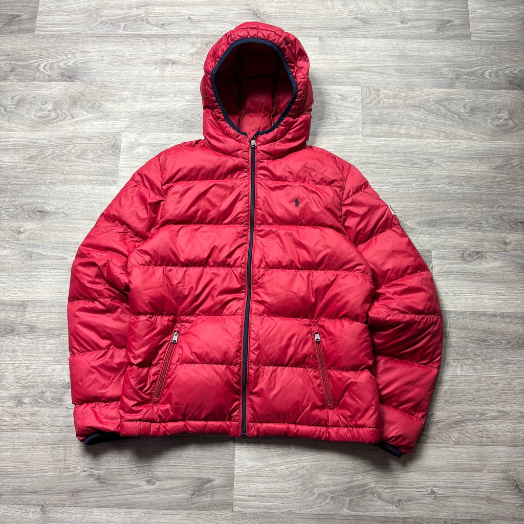 Polo Ralph Lauren Red Puffer Jacket (S)
