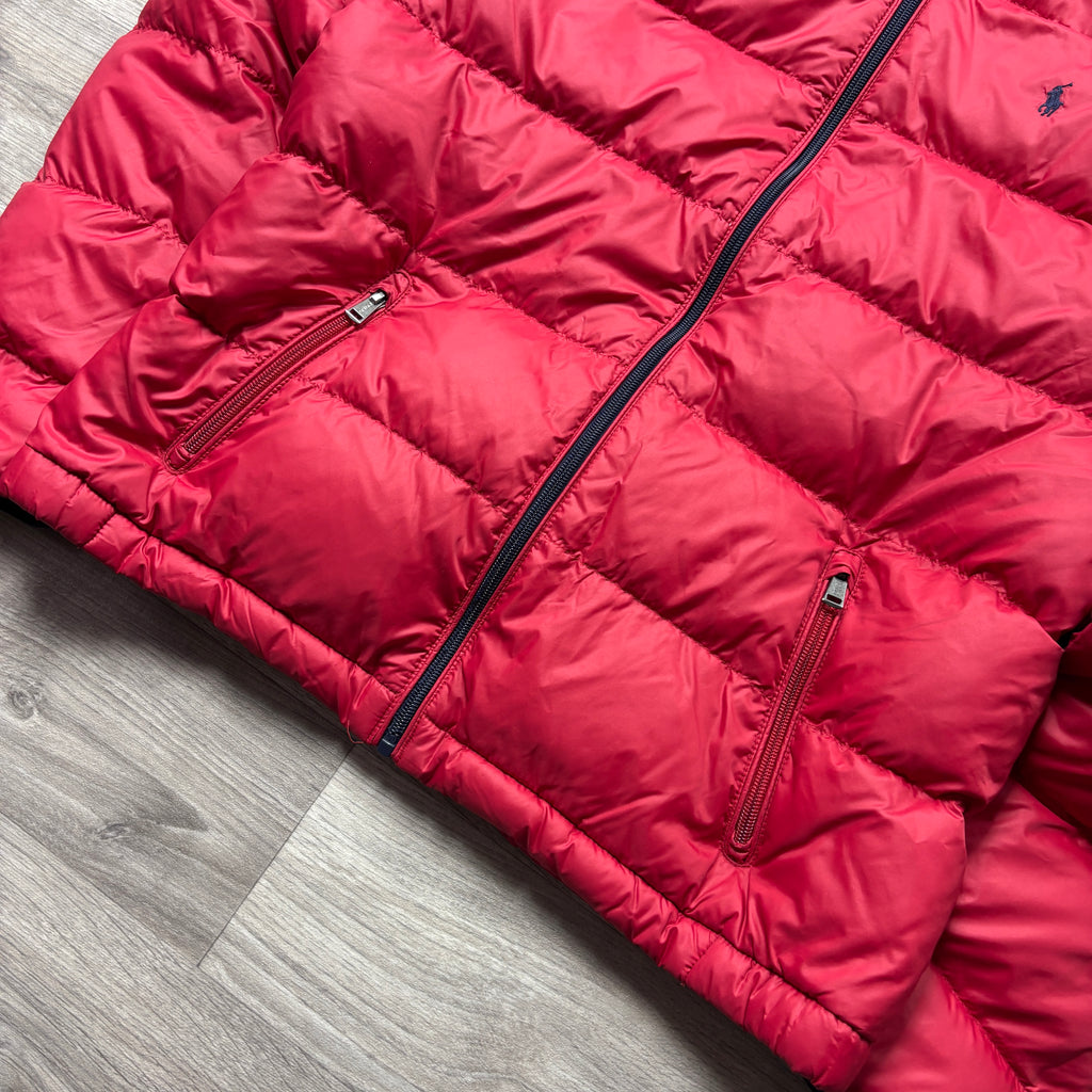 Polo Ralph Lauren Red Puffer Jacket (S)