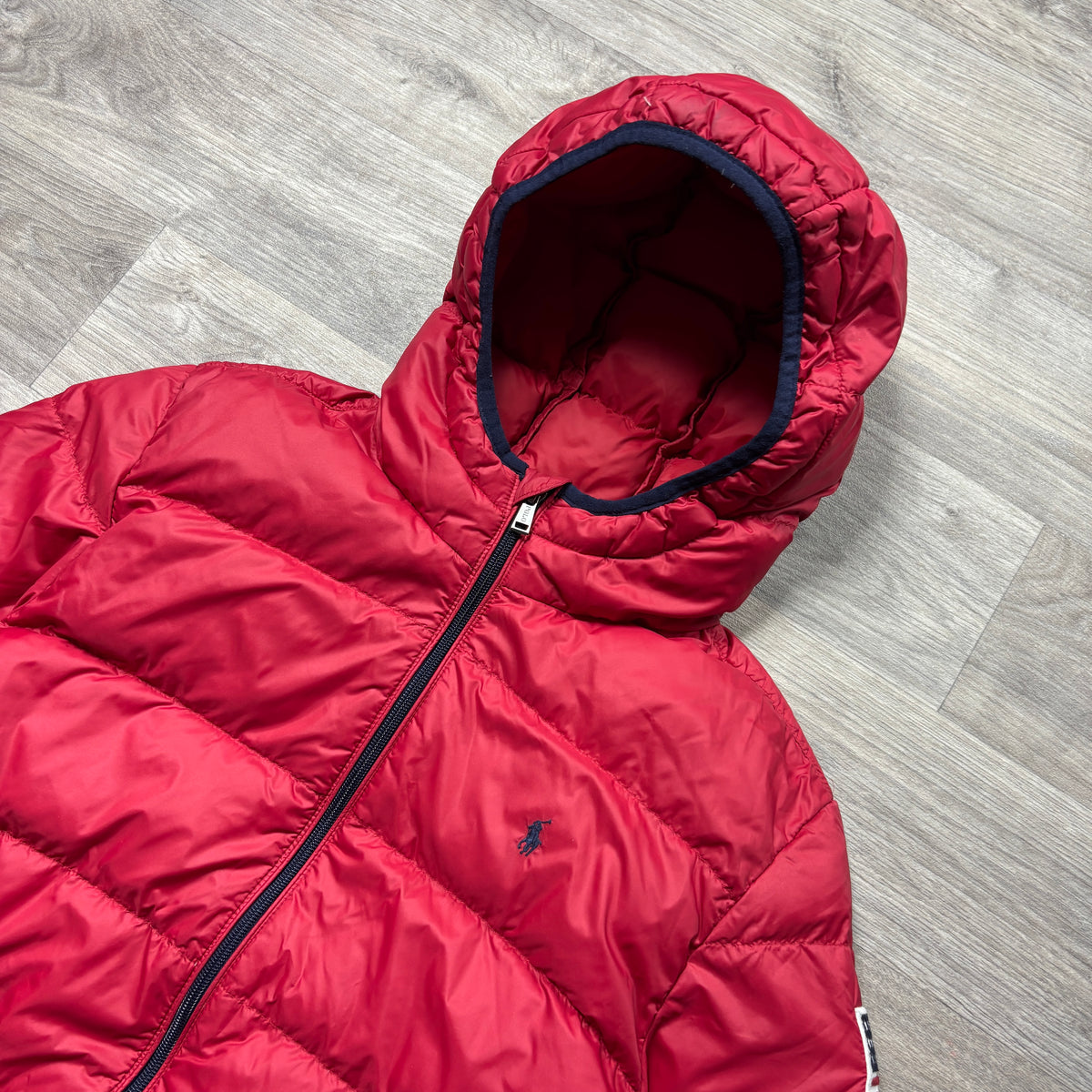 Polo Ralph Lauren Red Puffer Jacket (S)