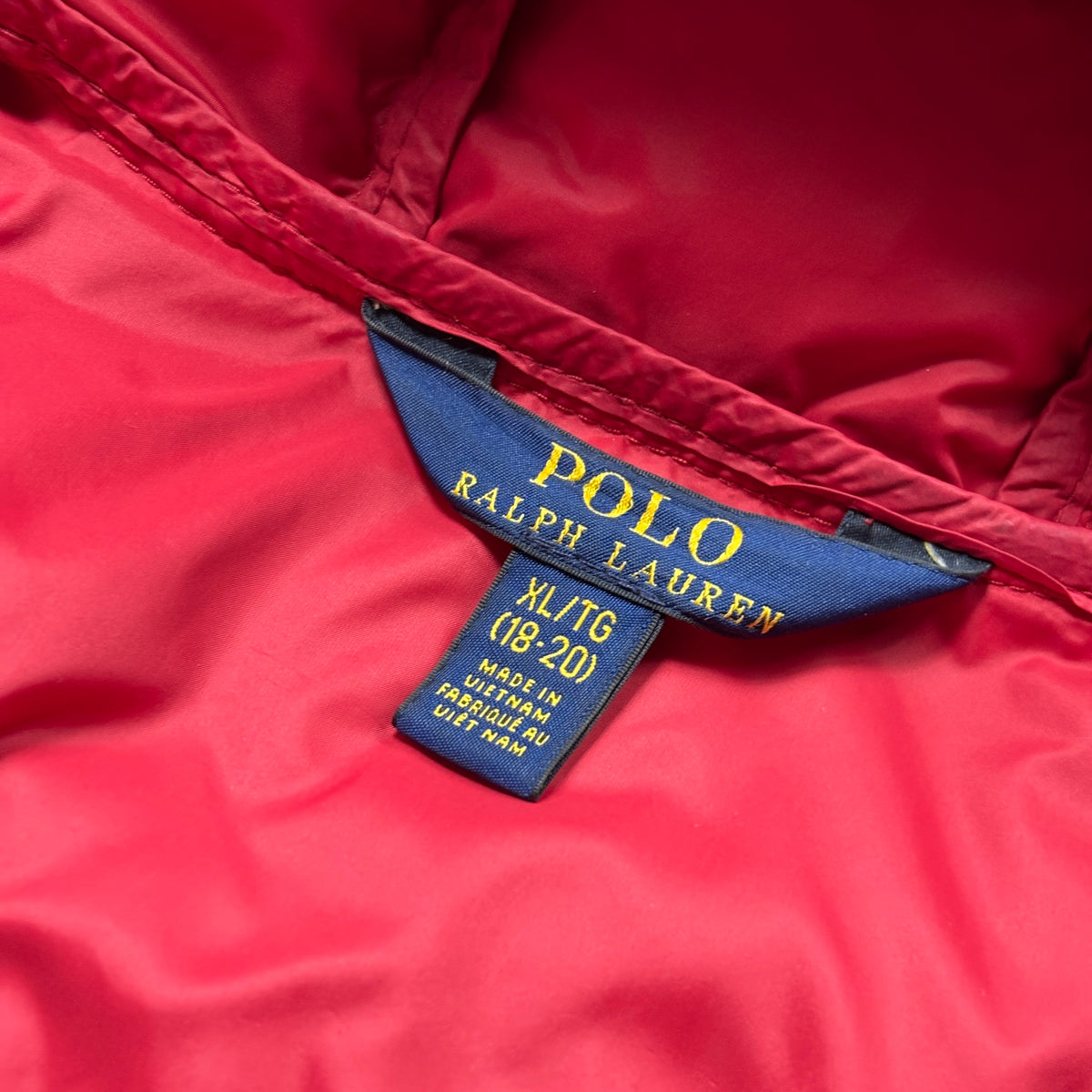 Polo Ralph Lauren Red Puffer Jacket (S)