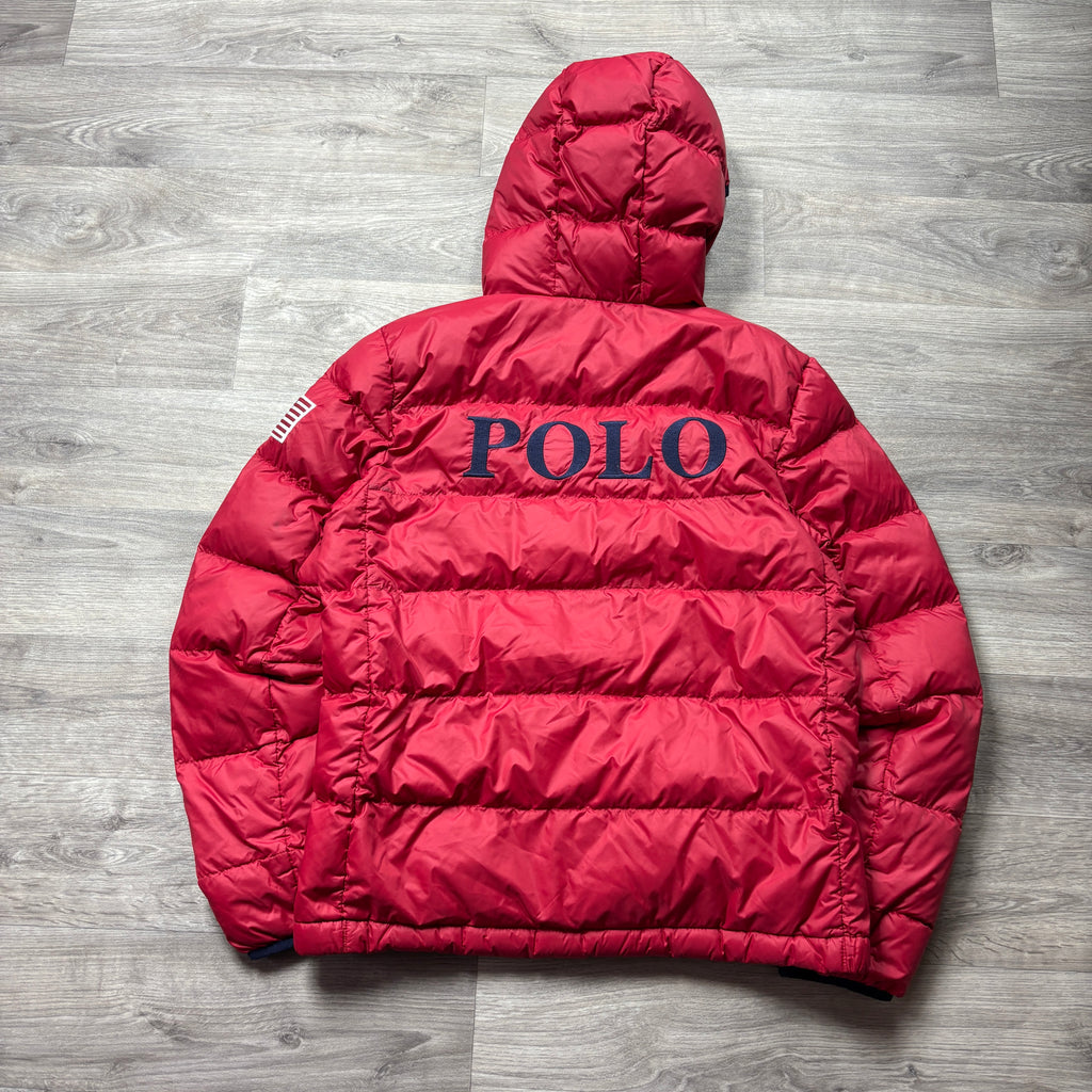 Polo Ralph Lauren Red Puffer Jacket (S)