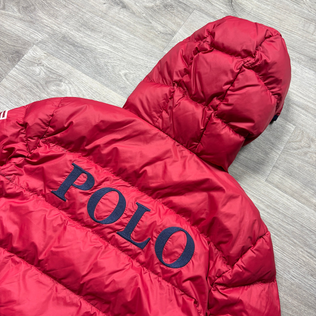 Polo Ralph Lauren Red Puffer Jacket (S)