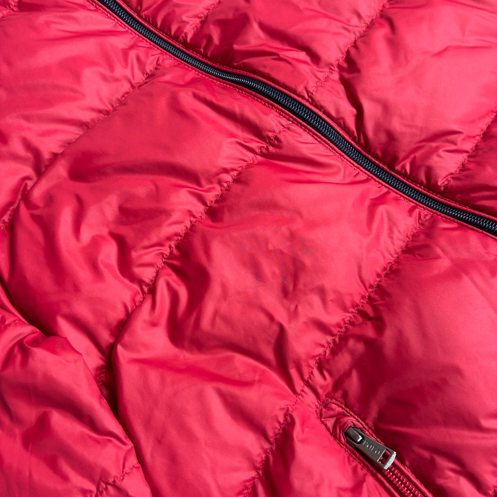 Polo Ralph Lauren Red Puffer Jacket (S)