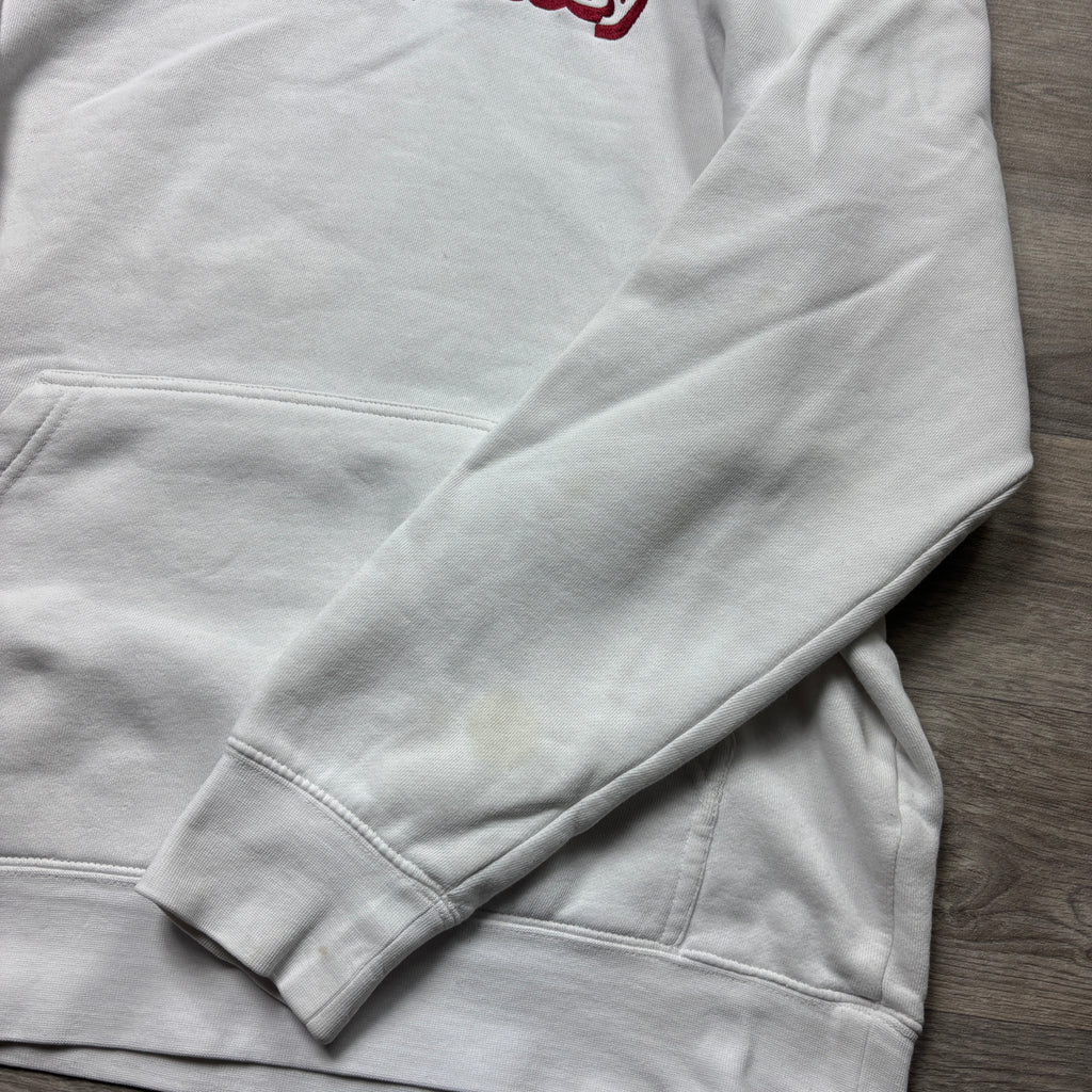 Stussy White Hoodie '3 Stars ' (M)