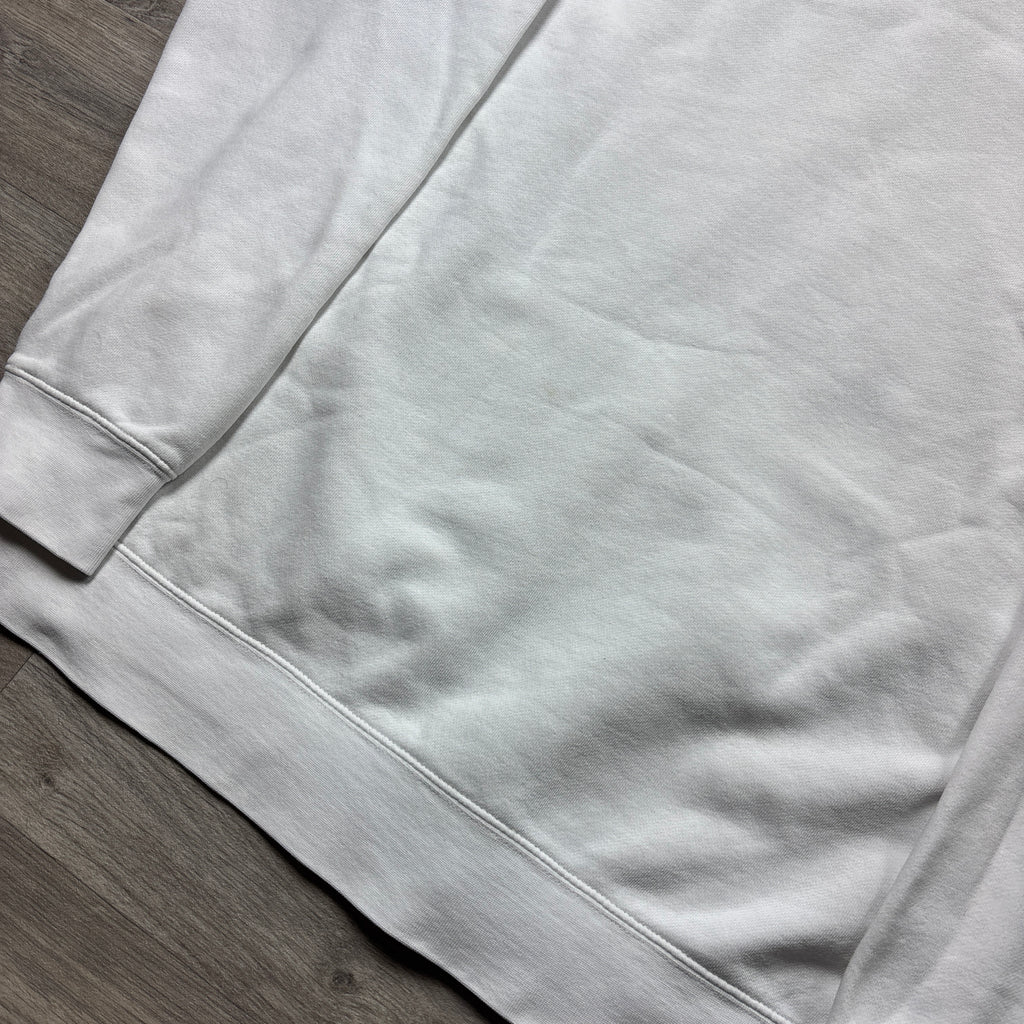 Stussy White Hoodie '3 Stars ' (M)