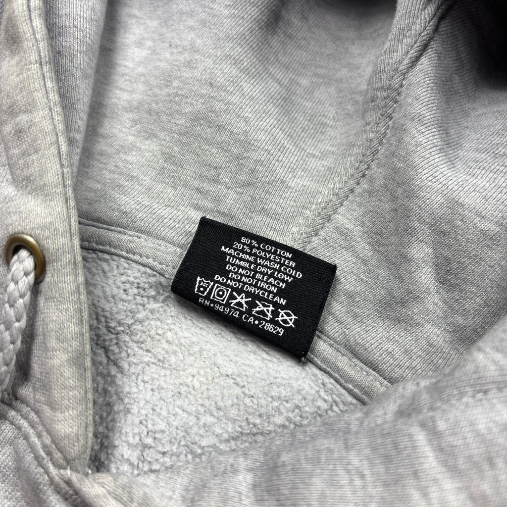 Stussy Grey Hoodie 'Man 8 Ball' (M)