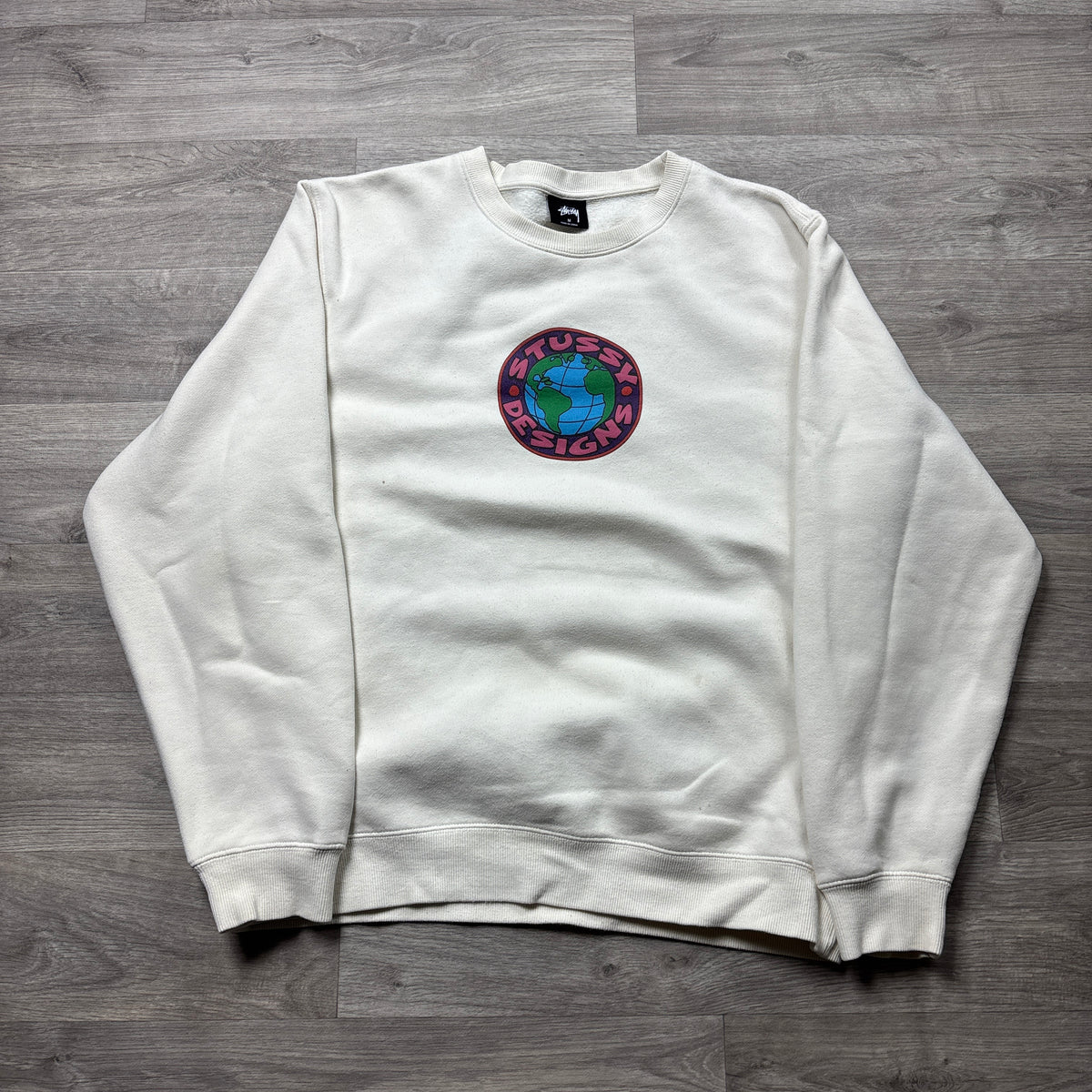Stussy Cream Sweatshirt (M)