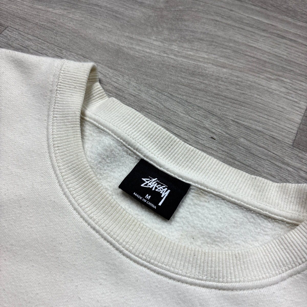 Stussy Cream Sweatshirt (M)