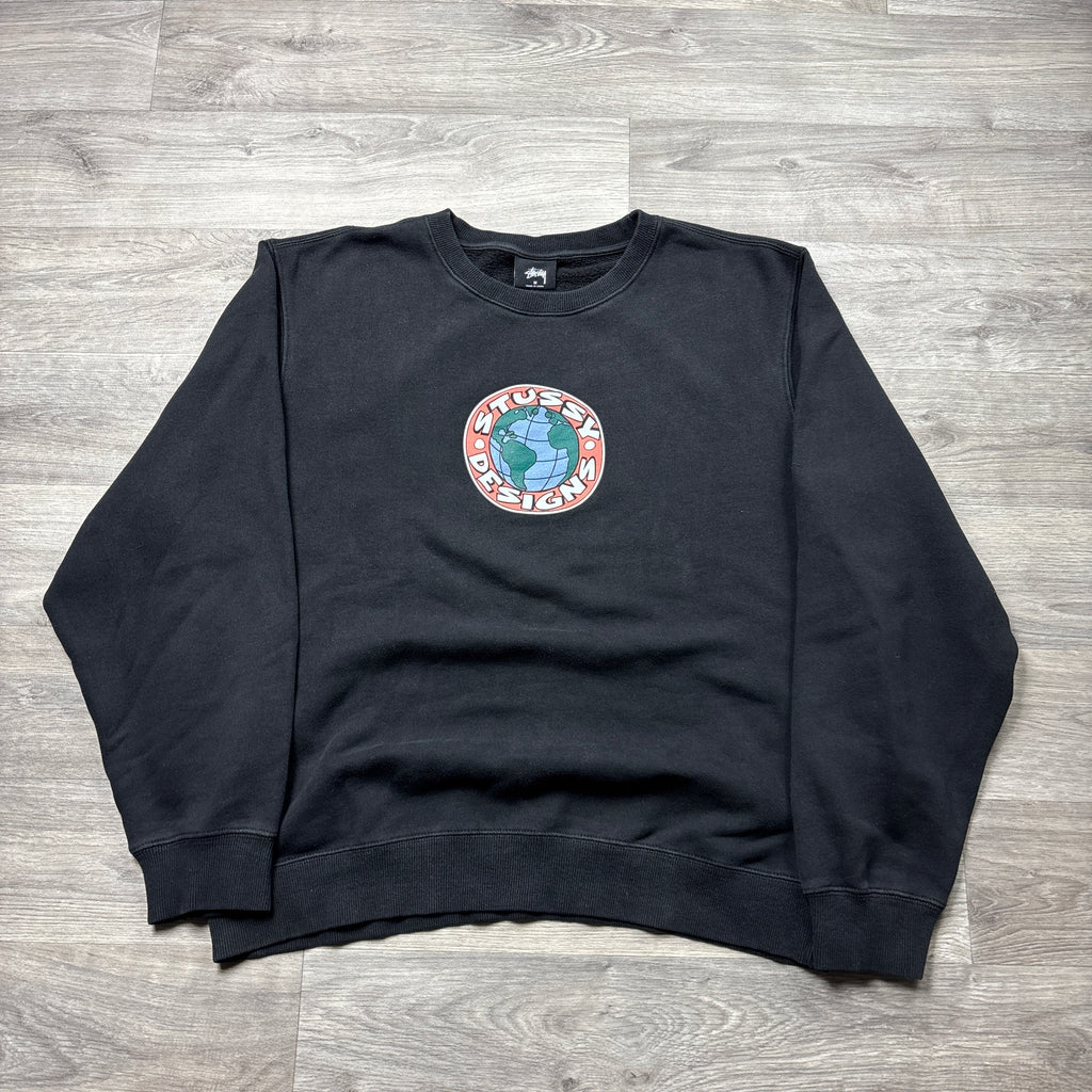 Stussy Black Sweatshirt (M)