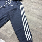 Vintage Adidas Navy Zip-Up Hoodie (L)