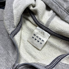 Vintage Adidas Grey Zip-Up Hoodie (S)