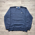 Vintage Adidas Navy Sweatshirt (M)