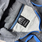 Vintage Adidas Essential Grey Zip-Up Hoodie (S)