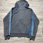 Vintage Adidas Essential Grey Zip-Up Hoodie (S)