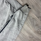 Vintage Adidas Essential Grey Zip-Up Hoodie (L)