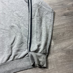 Vintage Adidas Essential Grey Zip-Up Hoodie (L)
