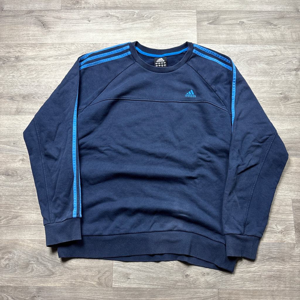 Vintage Adidas Essentials Navy Sweatshirt (L)