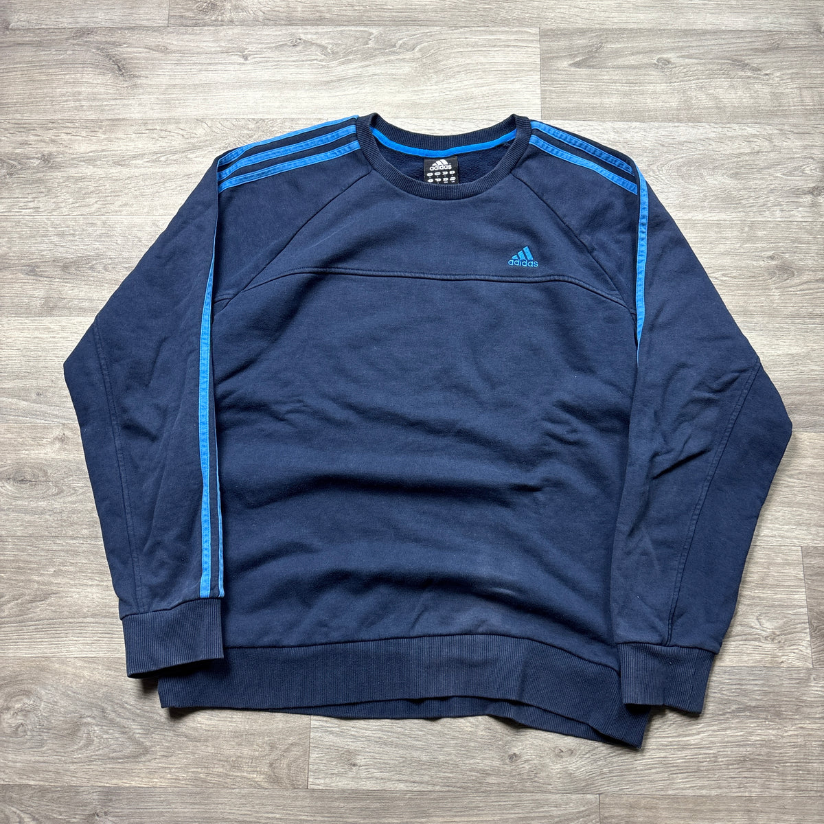 Vintage Adidas Essentials Navy Sweatshirt (L)