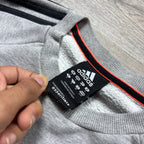 Vintage Adidas Essentials Grey Sweatshirt (S)