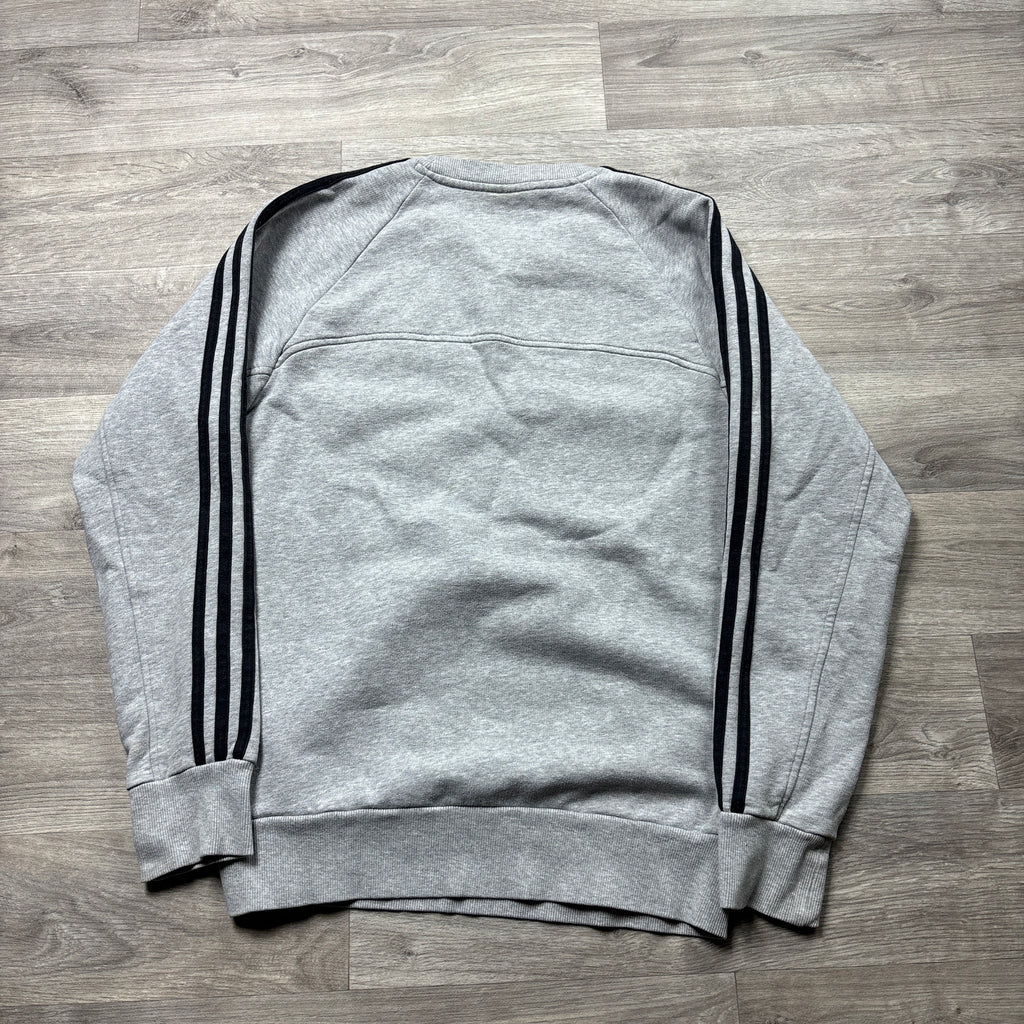 Vintage Adidas Essentials Grey Sweatshirt (S)