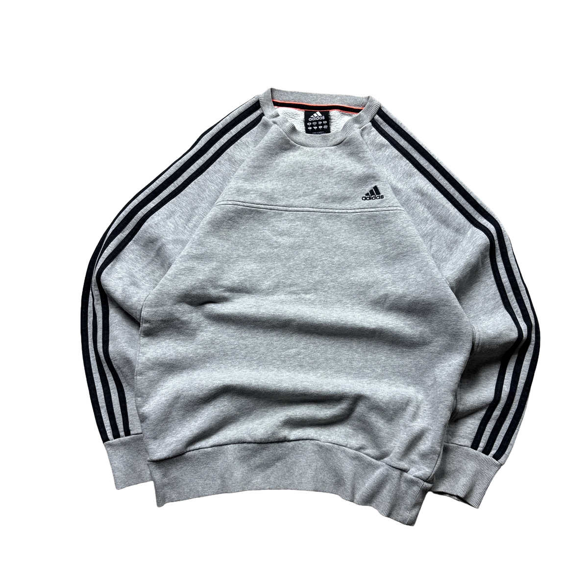 Vintage Adidas Essentials Grey Sweatshirt (S)