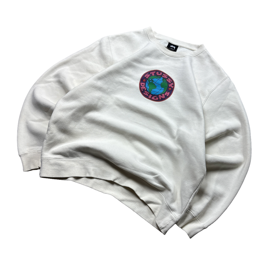 Stussy Cream Sweatshirt (M)