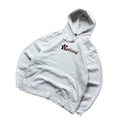 Stussy White Hoodie '3 Stars ' (M)