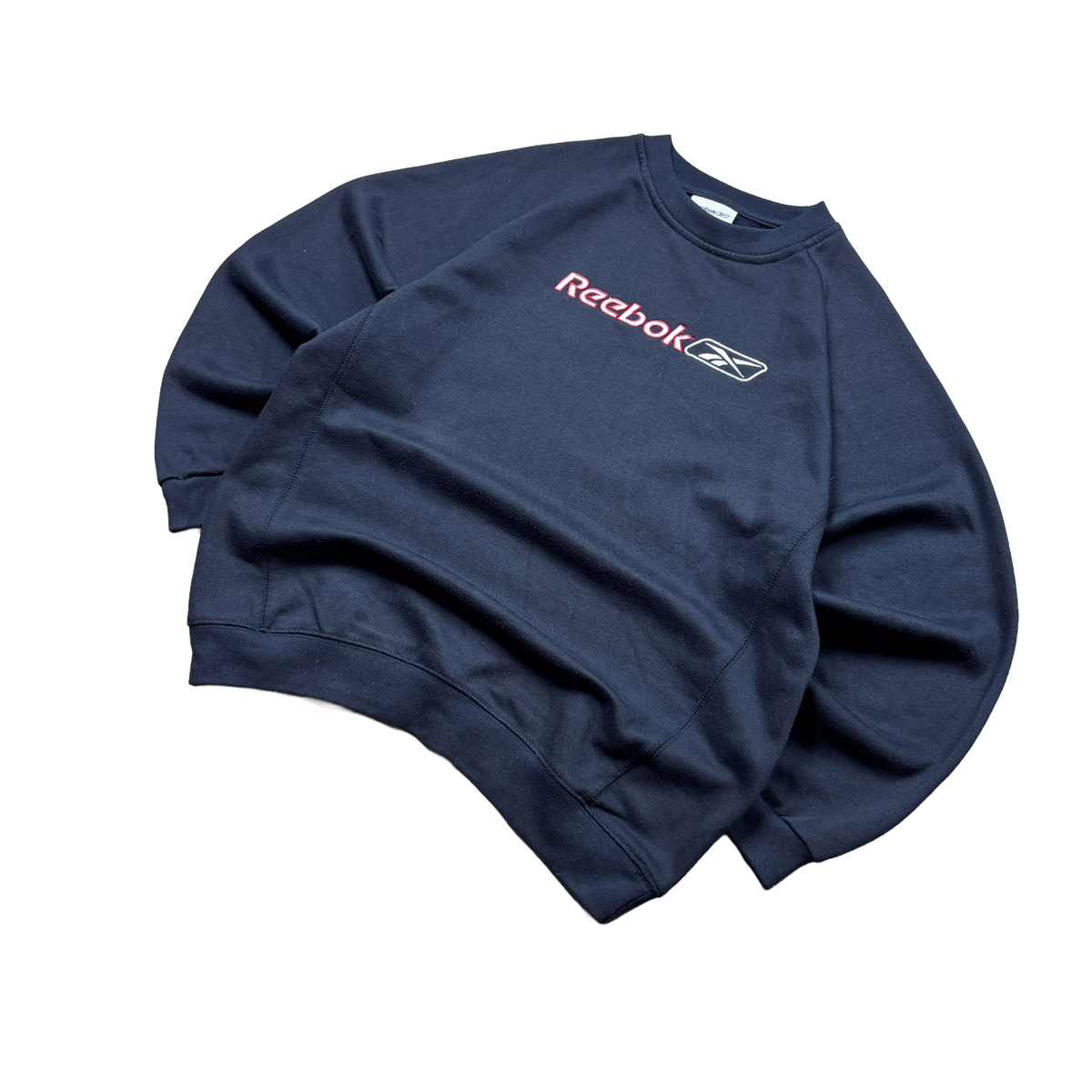 Vintage Reebok Navy Sweatshirt (XS)