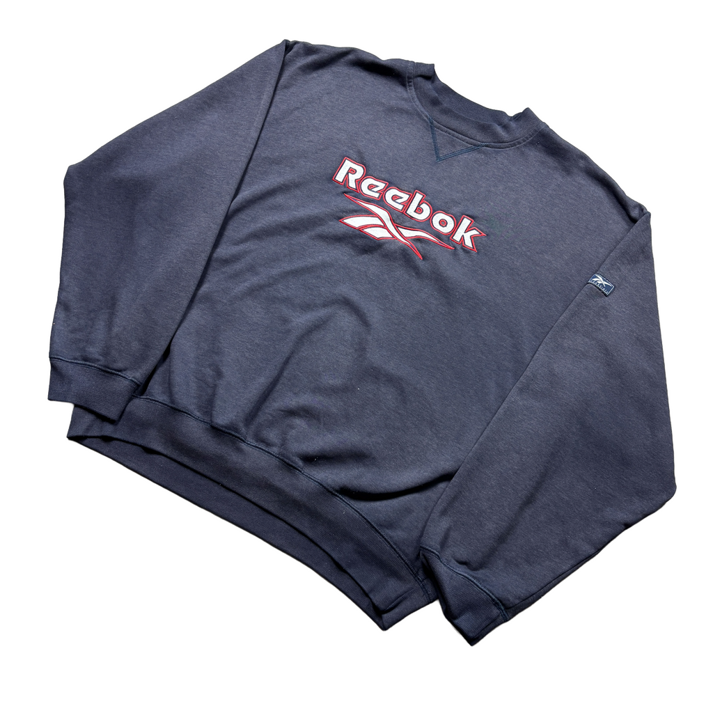 Vintage Reebok Navy Sweatshirt (L)