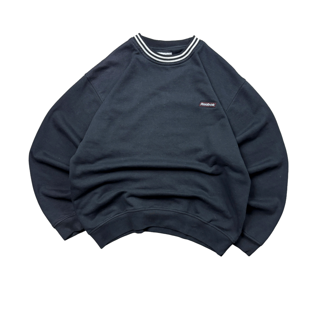 Vintage Reebok Black Sweatshirt (XS)