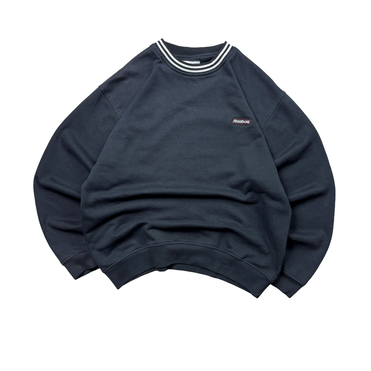 Vintage Reebok Black Sweatshirt (XS)