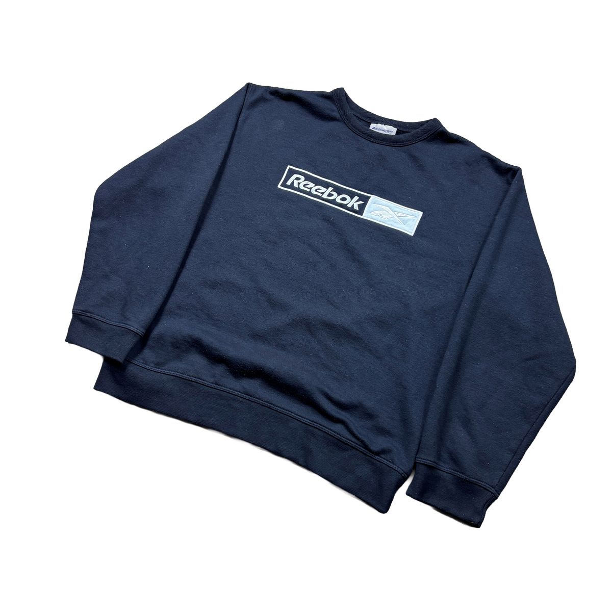 Vintage Reebok Navy Sweatshirt (XS)