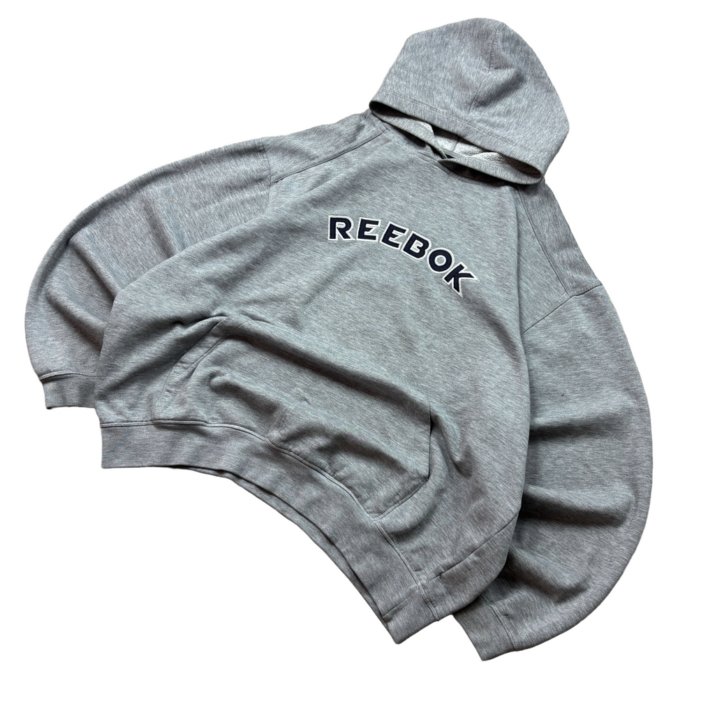 Vintage Reebok Grey Hoodie (XL)