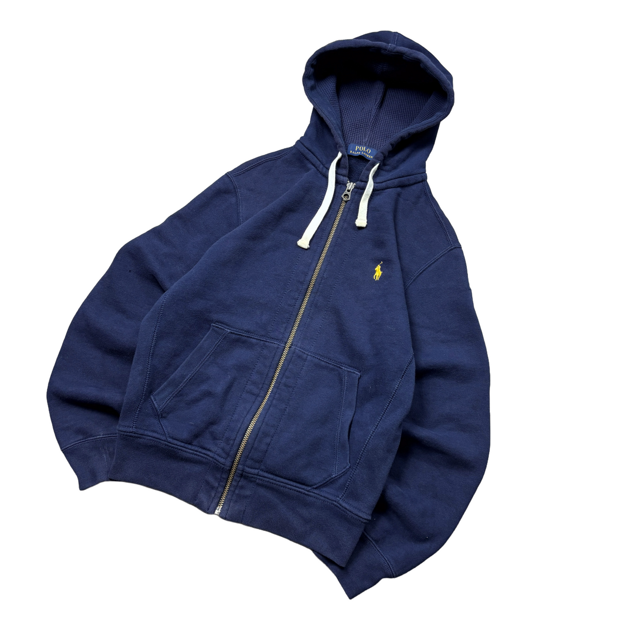 Polo Ralph Lauren Navy Zip-Up Hoodie (XS)