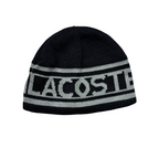 Lacoste Reversible Black/Grey Beanie